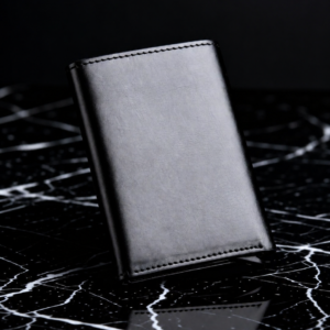 Premium Genuine Leather Trifold Wallet with Automatic Pop-up Card Holder
