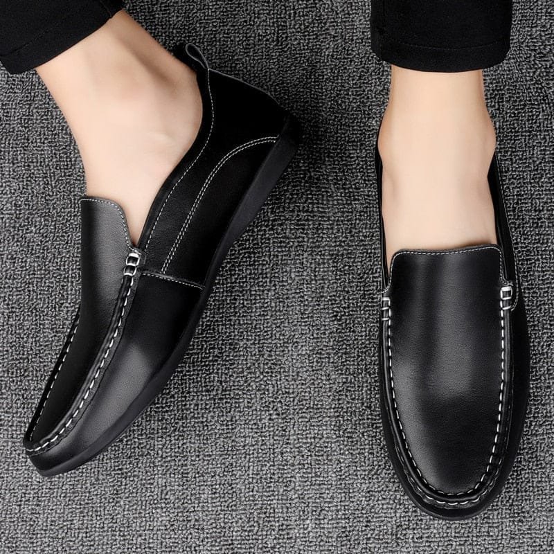 Men's Premium Black Slip-On Loafer