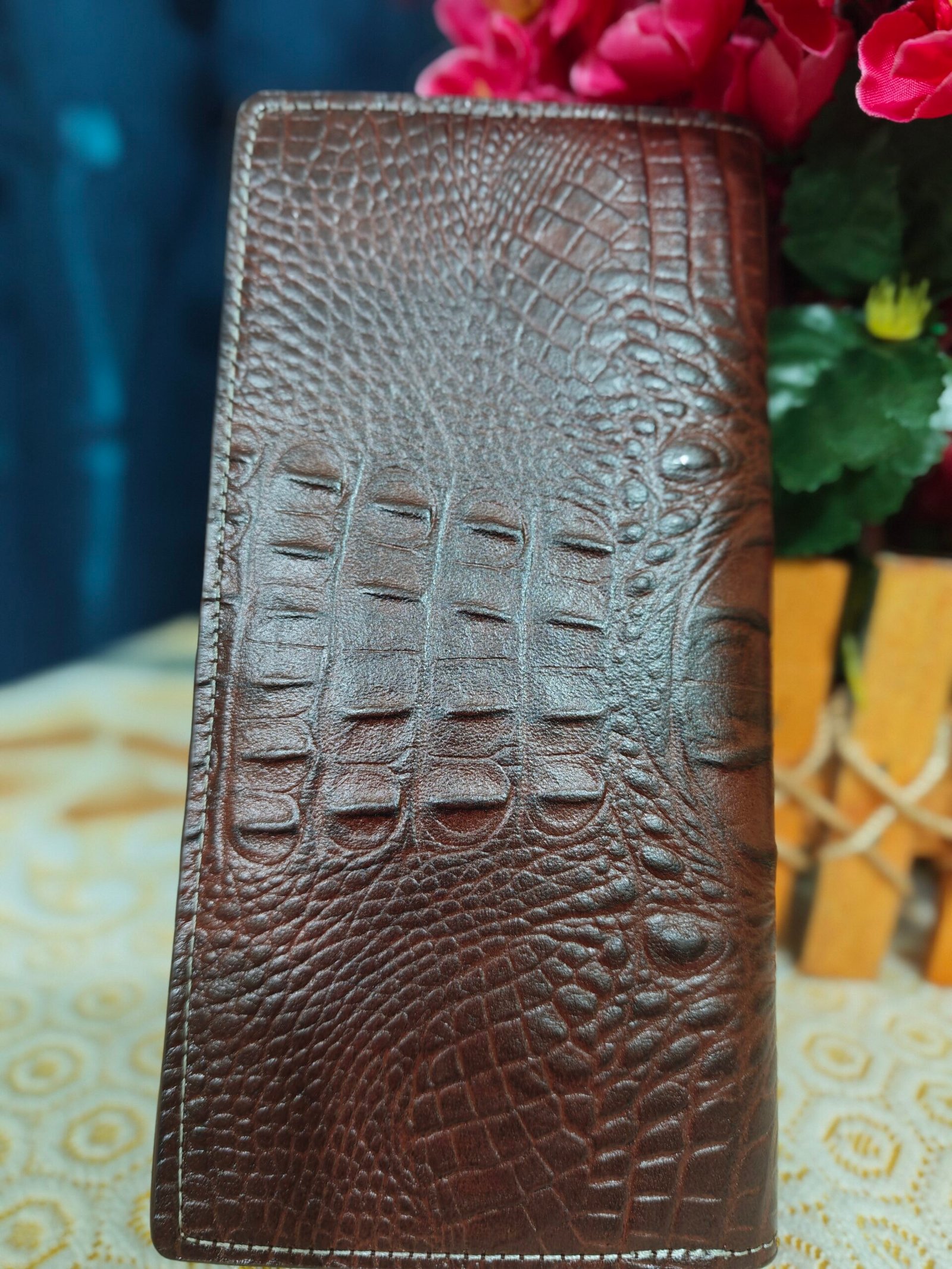 Norlux Crocodile Long Wallet - Image 7