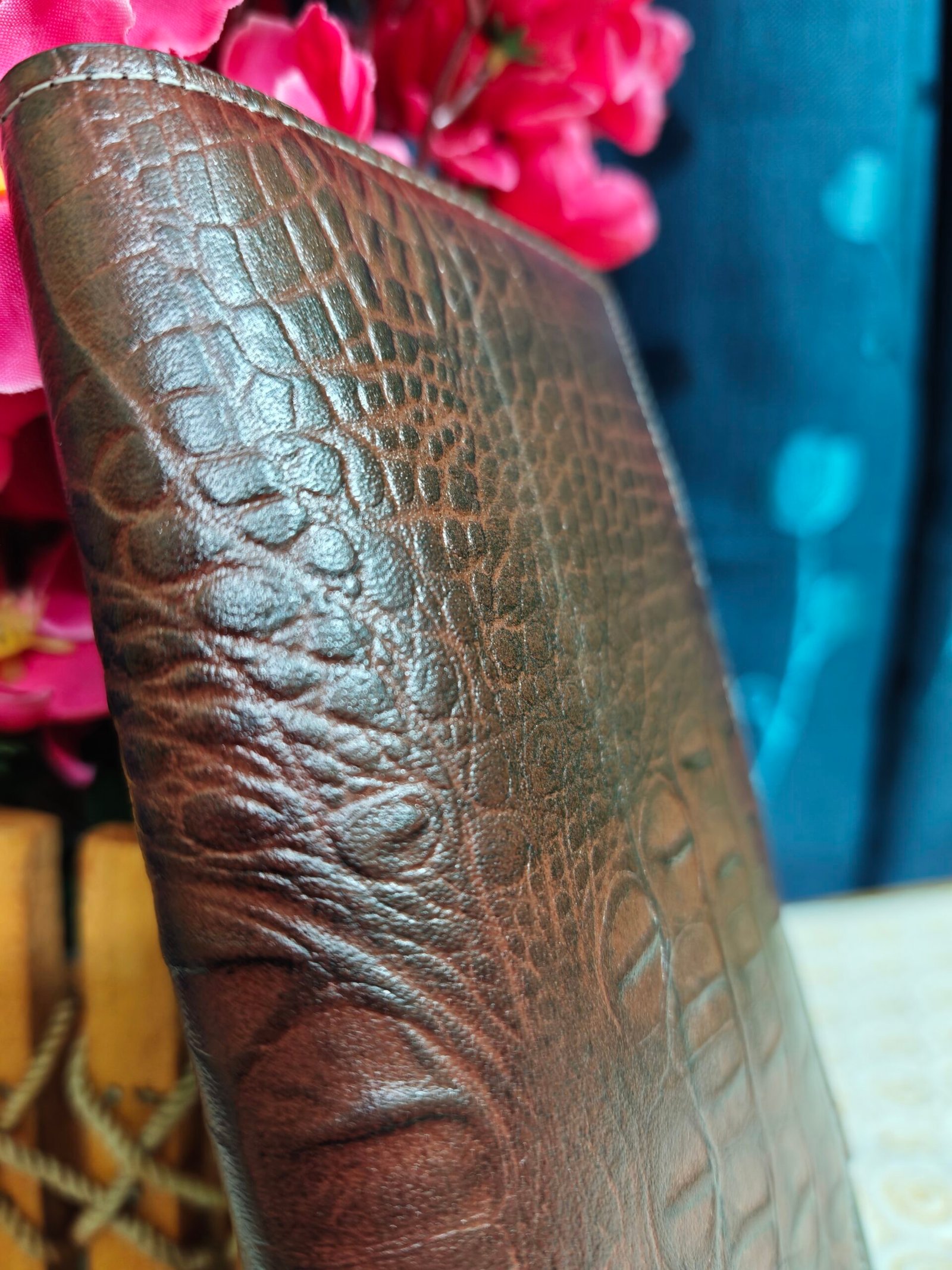 Norlux Crocodile Long Wallet - Image 6