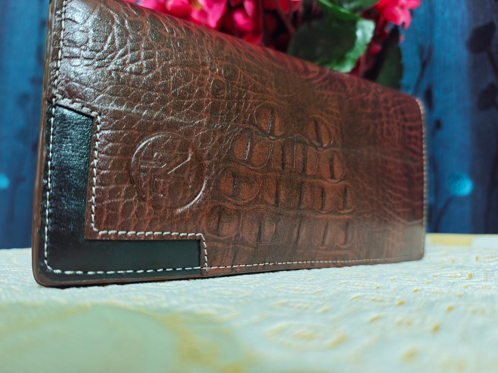 Norlux Crocodile Long Wallet