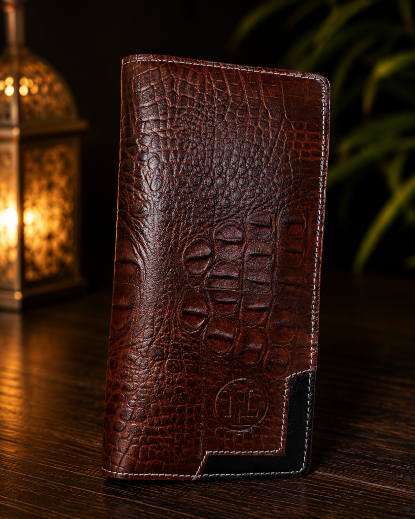 Norlux Crocodile Long Wallet