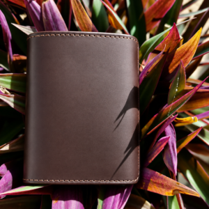 Norlux Shadow Brown Pop-Up Card Holder 🤎