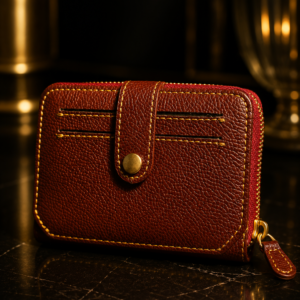 Norlux Premium Chestnut Brown Zip Wallet