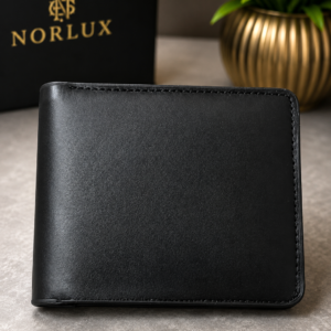 Classic Black Leather Wallet